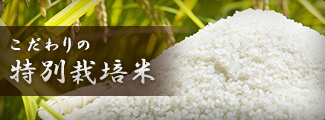 こだわりの特別栽培米